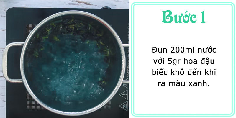 Hai cách làm thạch trân châu hoa đậu biếc cực bắt mắt