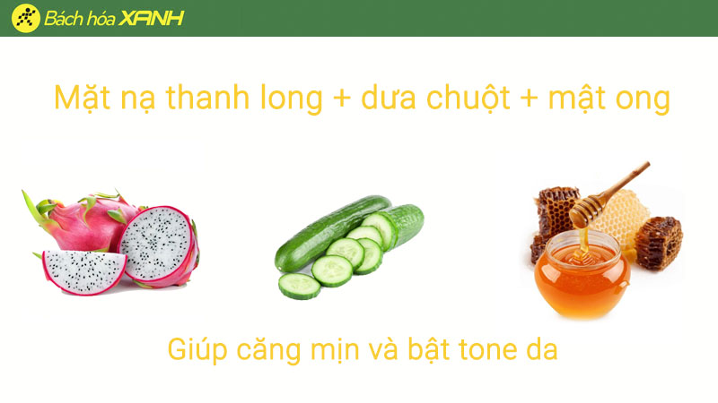 Nguyên liệu làm mặt nạ thanh long