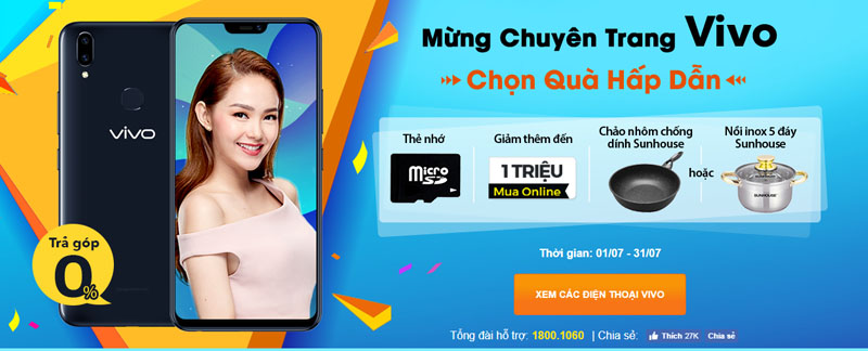 Điện thoại Vivo Thế Giới Di Động Điện thoại Vivo Thế Giới Di Động