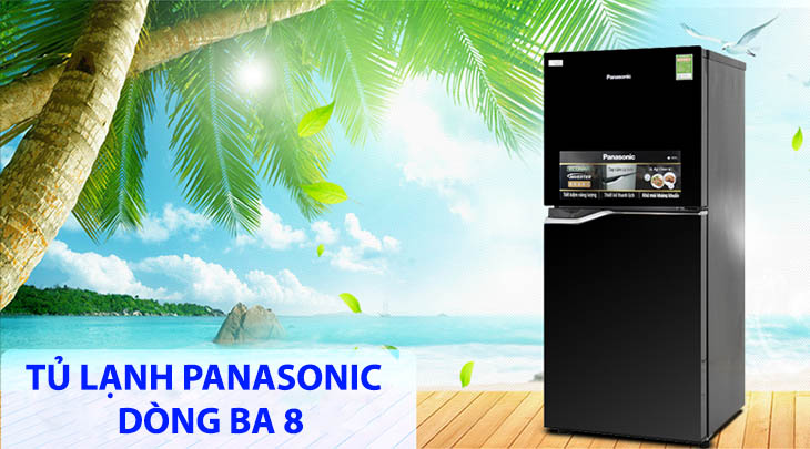 Các dòng tủ lạnh đẹp, ưu việt, tiết kiệm điện của Panasonic 2018 > Tủ lạnh Panasonic dòng BA 8