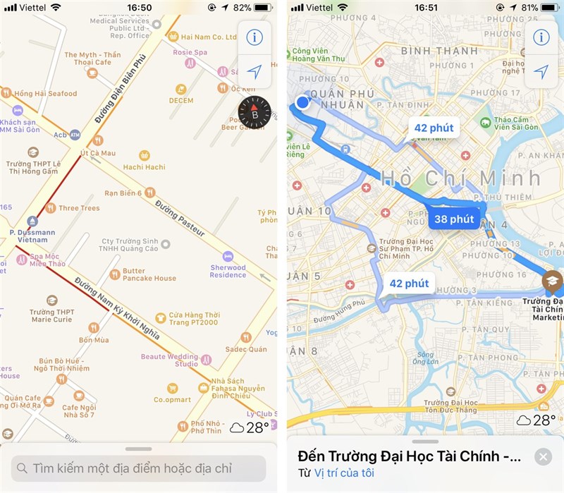 Với Apple Maps, việc tìm kiếm đường đi đến những địa điểm yêu thích tại Nha Trang trở nên dễ dàng và chính xác hơn bao giờ hết. Chỉ cần một vài click, bạn sẽ có được thông tin về các địa điểm ăn uống, giải trí, hoặc du lịch tại thành phố biển đẹp như tranh.