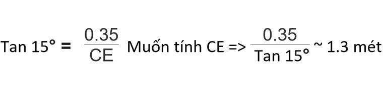 Ví dụ công thức tính