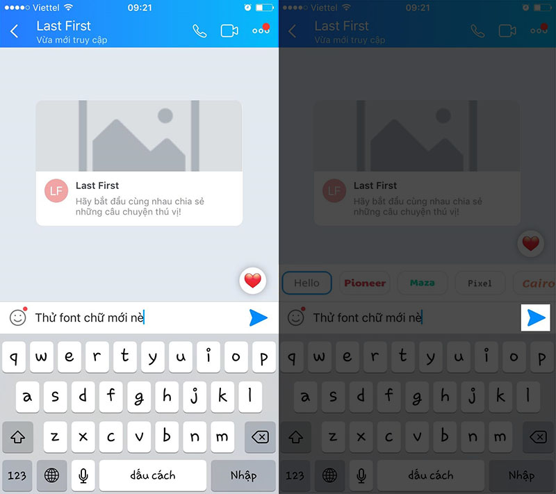 Zalo cho Android và iPhone đã cập nhật tính năng đổi font chữ, giúp người dùng thay đổi kiểu chữ theo sở thích của mình. Bạn có thể thay đổi chữ in đậm, chữ nghiêng hoặc chữ gạch chân cho các tin nhắn của mình để tạo ra những tin nhắn độc đáo và nổi bật. Điều này sẽ giúp bạn tạo được một phong cách riêng và thu hút sự chú ý của bạn bè.