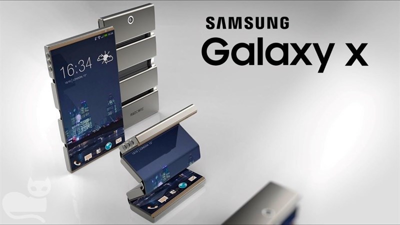Xuất hiện bằng sáng chế smartphone Samsung màn hình dẻo, tập trung selfie Xuất hiện bằng sáng chế smartphone Samsung màn hình dẻo, tập trung selfie