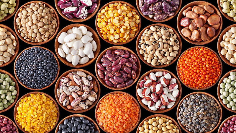 Các loại đậu là nguồn cung cấp nguồn protein ít chất béo và chất xơ giúp làm giảm cholesterol.