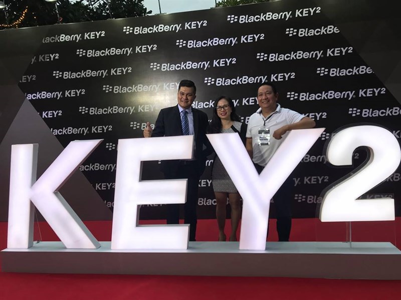 Hình ảnh tại sự kiện ra mắt Blackberry KEY2 tại Việt Nam