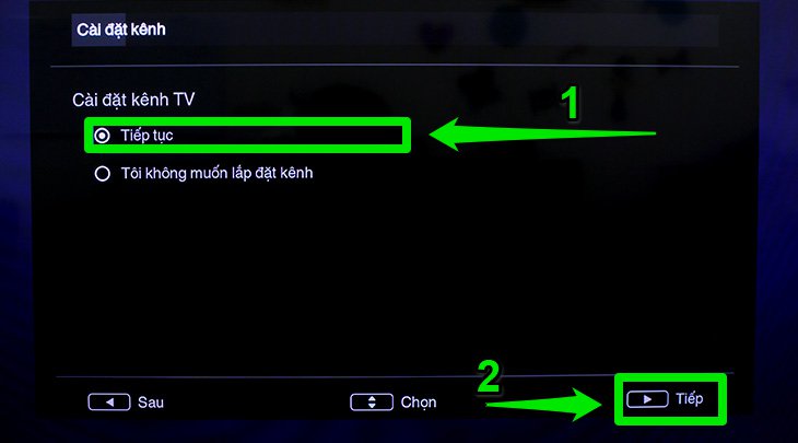 Cài đặt ban đầu tivi TCL chạy hệ điều hành TV+OS