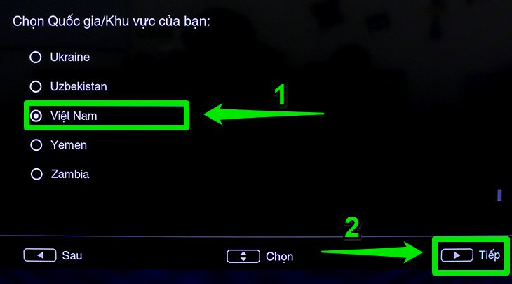 Cài đặt ban đầu tivi TCL chạy hệ điều hành TV+OS