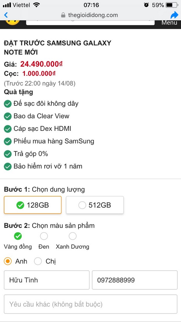 Galaxy Note 2018 có giá dự kiến tại VN, đặt gạch sớm nhận quà khủng Galaxy Note 2018 có giá dự kiến tại VN, đặt gạch sớm nhận quà khủng