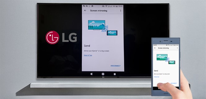 Cách chiếu màn hình điện thoại lên Smart tivi LG 2018
