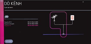 Cách dò kênh tự động cho tivi LG 2018 chạy hệ điều hành WebOS 4.0