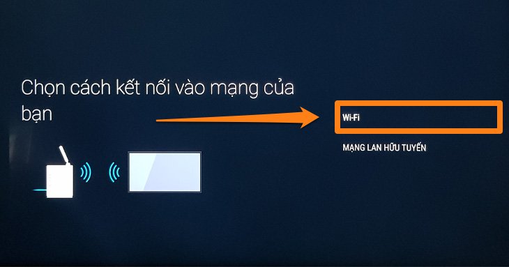 Hướng dẫn kết nối mạng trên Android tivi SONY 2018