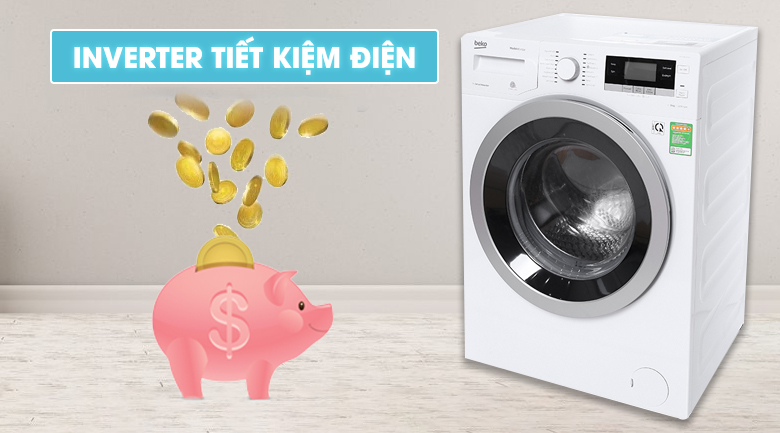 Máy giặt Beko inverter 8 kg WTV 8634 XS0