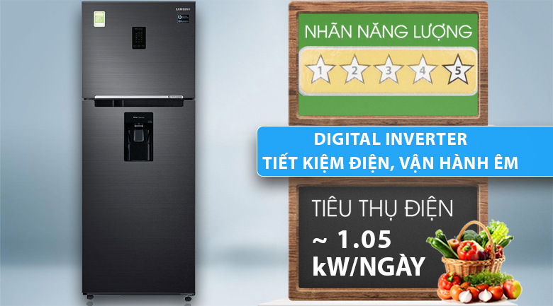 Tủ lạnh Samsung Inverter 380 lít RT38K5982BS/SV