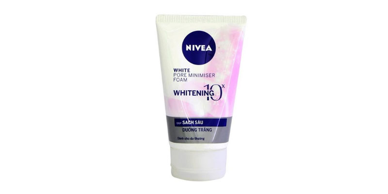 Sữa rửa mặt Nivea Whitening 10x Sạch sâu Dưỡng trắng