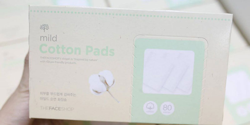 Bông tẩy trang The Face Shop Mild Cotton Pads – Hàn Quốc