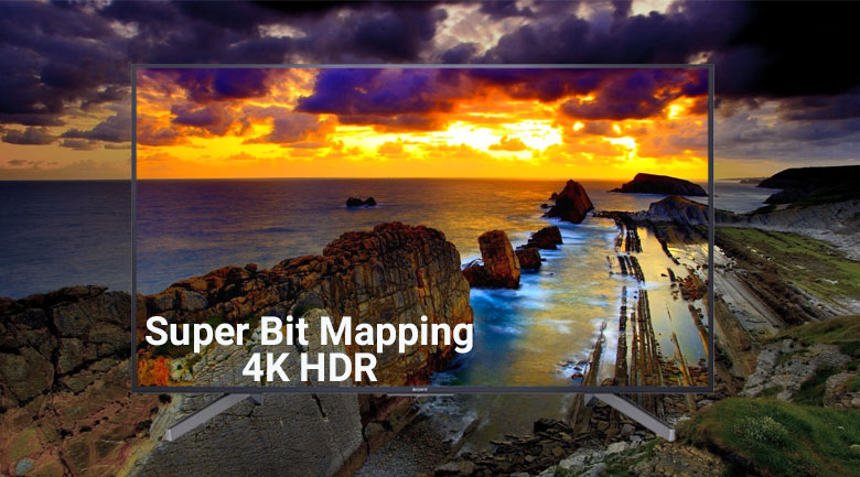 Công nghệ Super Bit Mapping 4K HDR trên tivi Sony 2018