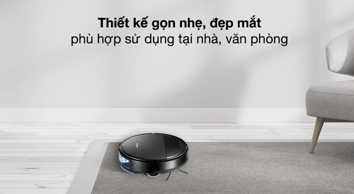 Robot hút bụi là gì? Có nên mua robot hút bụi không? > Robot hút bụi lau nhà Samsung VR05R5050WK/SV