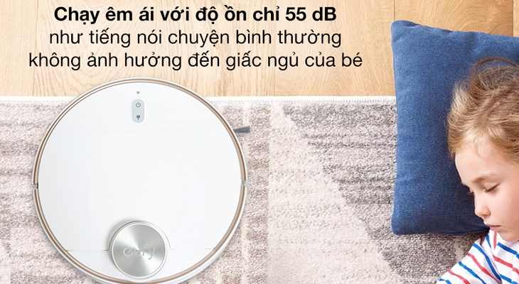 Robot hút bụi là gì? Có nên mua robot hút bụi không? > Hoạt động bền bỉ, êm ái, không gây tiếng ồn