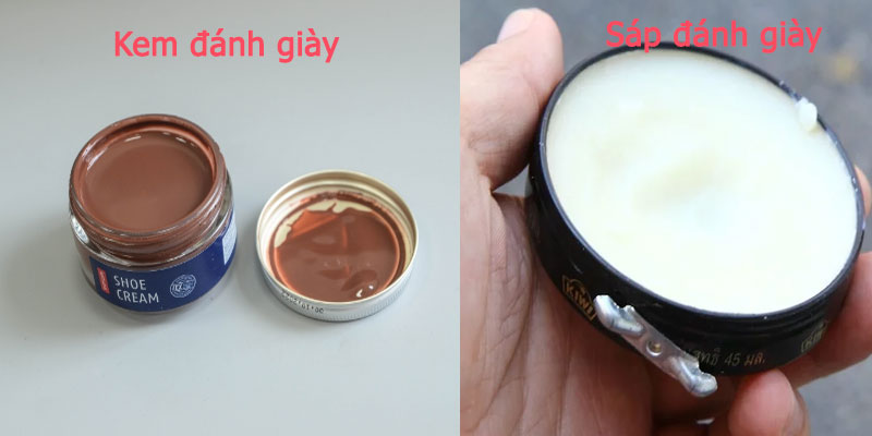Sự khác nhau của xi dạng sáp và dạng kem Sự khác nhau của xi dạng sáp và dạng kem