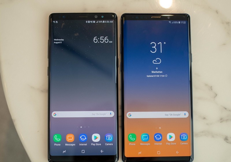NOte 9 vs NOte 8