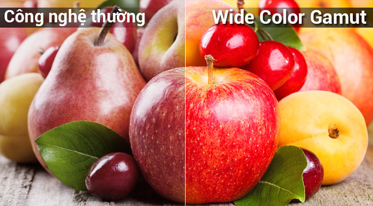 Công nghệ dải màu rộng Wide Color Gamut