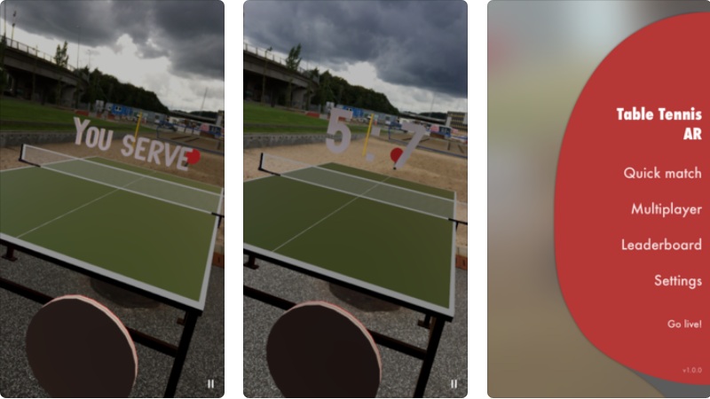 Table Tennis AR Table Tennis AR