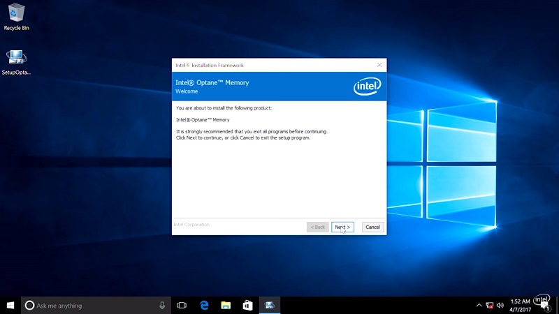 Cách cài đặt Intel Optane Memory cho PC và laptop
