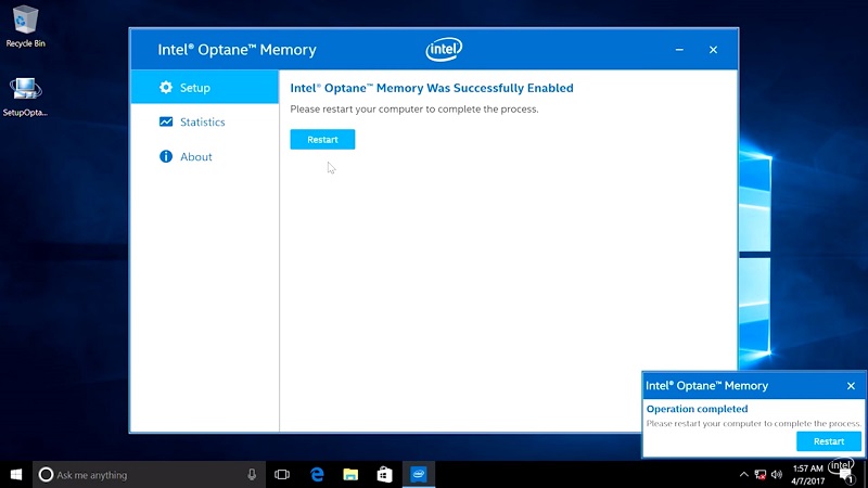 Cách cài đặt Intel Optane Memory cho PC và laptop