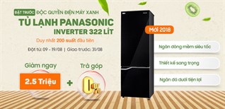 5 lý do nên mua tủ lạnh Panasonic Inverter 322 lít NR-BC369QKV2