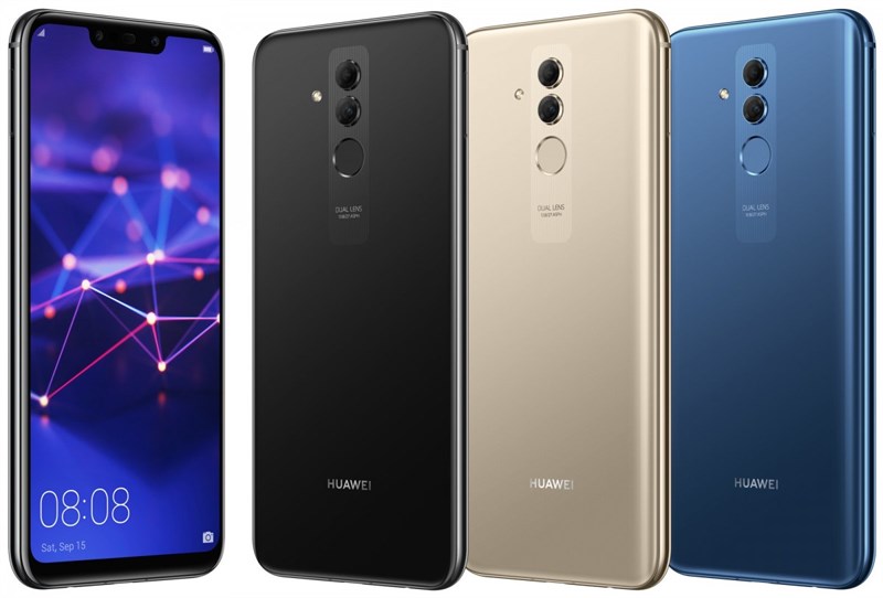 Huawei Mate 20 Lite lộ ảnh báo chí với 3 màu sắc khác nhau