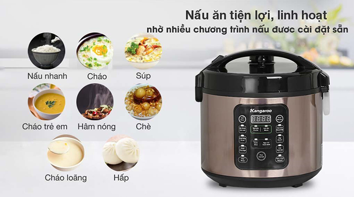 Chức năng nấu nướng đa dạng