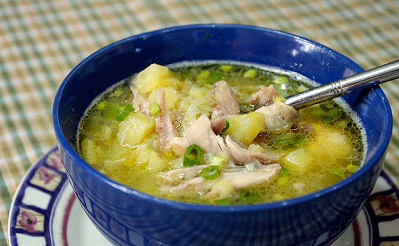 Ăn canh soup gà giúp tăng sức đề kháng