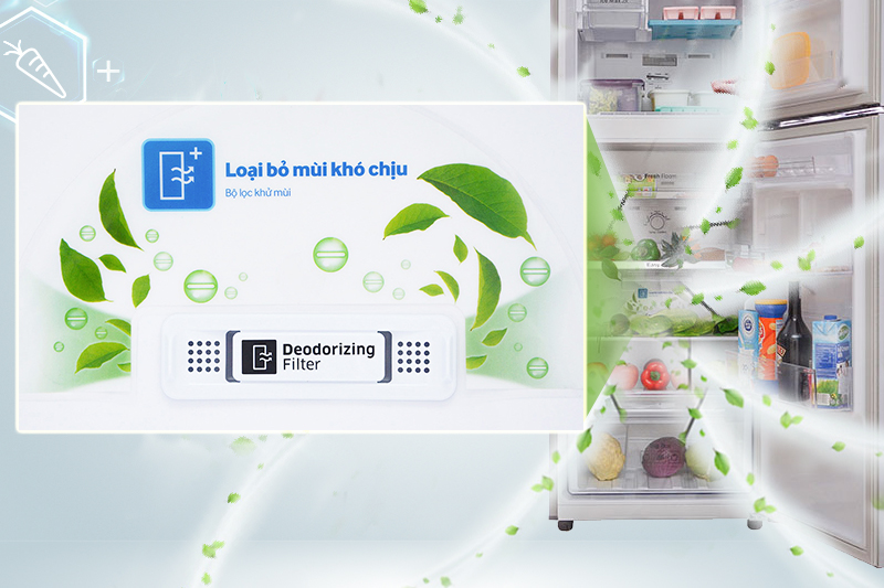 Hệ thống khử mùi kép Double Deodorizer