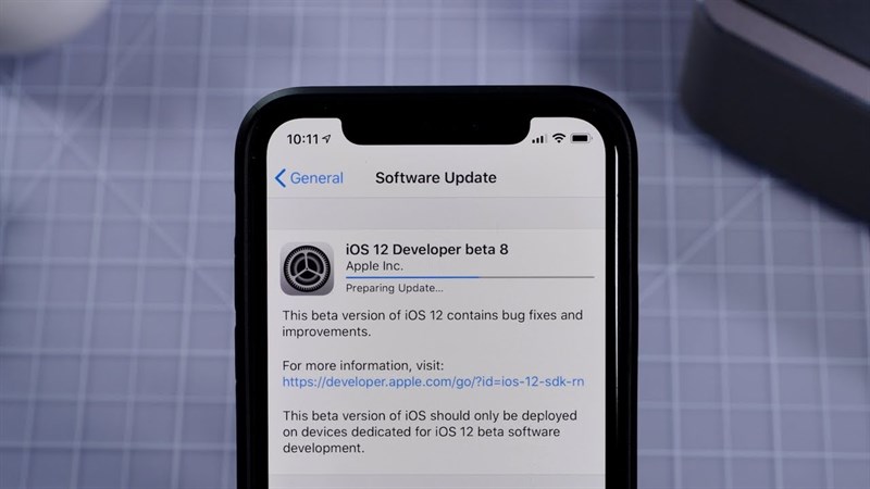 ios 12 beta 8