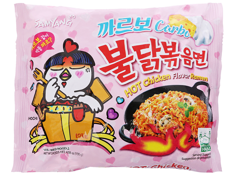Trendy Samyang Spicy Noodles attracting young people