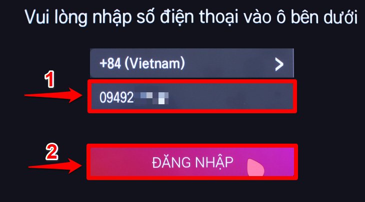 Điền số điện thoại Điền số điện thoại