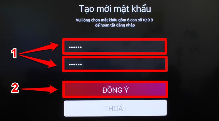 Bạn điền mật khẩu Bạn điền mật khẩu