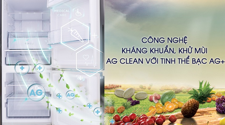 Kháng khuẩn, khử mùi hiệu quả đến 99.9% với tinh thể bạc Ag+