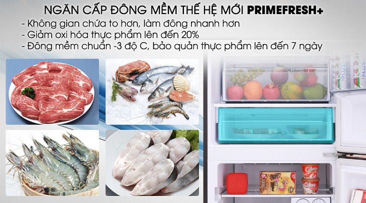 ngăn cấp đông mềm Prime Fresh+