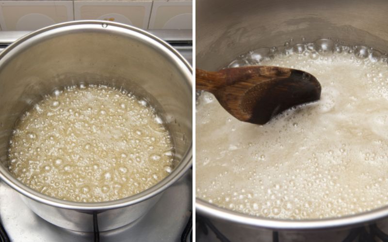 Cách nấu nước đường cho bánh Trung thu dẻo