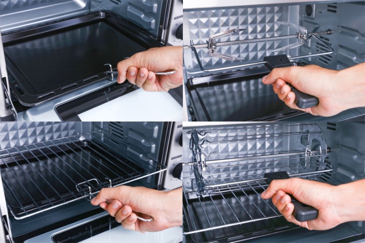 Lò nướng Teka có nhiều phụ kiện đi kèm tiện lợi Lò nướng Teka có nhiều phụ kiện đi kèm tiện lợi