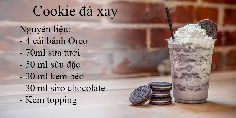 How to make drinks from oreo cakes