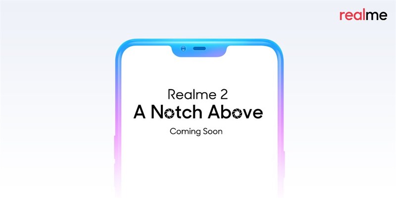 OPPO Realme 2 có màn hình notch