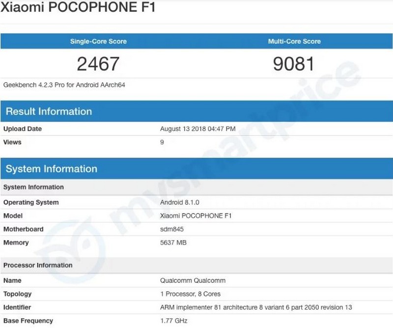 Xiaomi Poco F1: Tổng hợp thông tin thiết kế, cấu hình và giá bán trước ngày ra mắt
