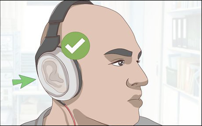 Cách đeo Headphone