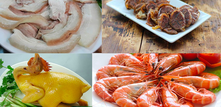 Thời điểm luộc thịt heo, gà, vịt, hải sản… đúng cách bạn cần biết