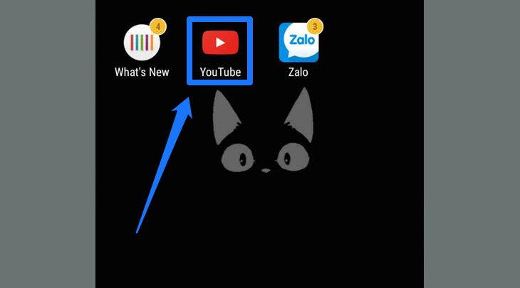 Truy cập ứng dụng Youtube trên điện thoại