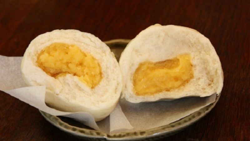 Bánh bao chay nhân đậu xanh