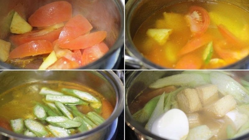 Nấu canh chua chay